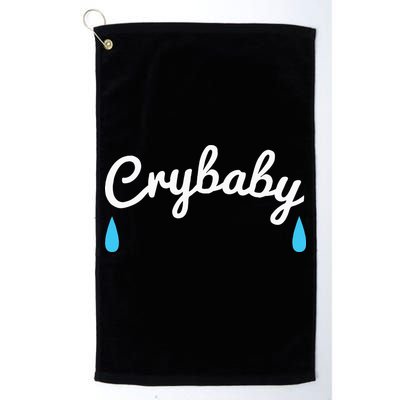 Funny Cry Baby Golf Towel
