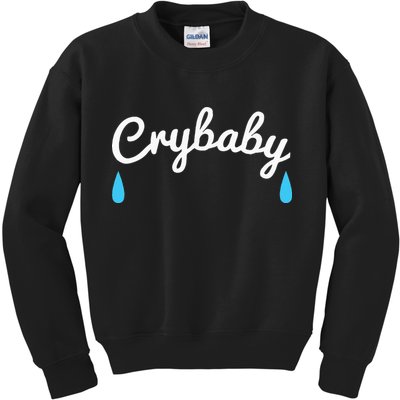 Funny Cry Baby Kids Sweatshirt