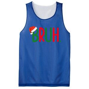 Funny Christmas Bruh Funny Xmas List  Mesh Reversible Basketball Jersey Tank