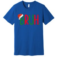 Funny Christmas Bruh Funny Xmas List  Premium T-Shirt