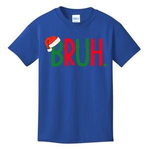 Funny Christmas Bruh Funny Xmas List  Kids T-Shirt