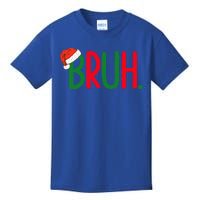 Funny Christmas Bruh Funny Xmas List  Kids T-Shirt