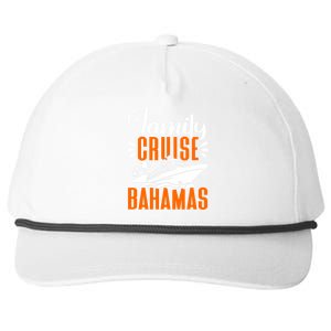 Family Cruise Bahamas Cruising Cruise Ship Gift Snapback Five-Panel Rope Hat