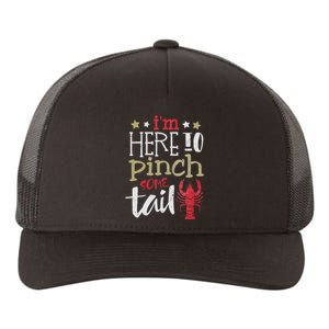 Funny Crawfish Boil Lover Im Here To Pinch Some Tailo In My Spare Time Yupoong Adult 5-Panel Trucker Hat