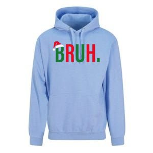 Funny Christmas Bruh Xmas Bruh Unisex Surf Hoodie