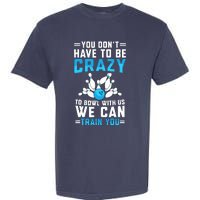 Funny Crazy Bowling Cute Bowler Player Boy Girl Garment-Dyed Heavyweight T-Shirt