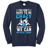 Funny Crazy Bowling Cute Bowler Player Boy Girl Sweatshirt