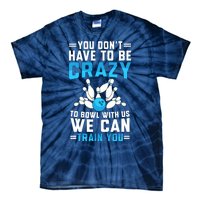 Funny Crazy Bowling Cute Bowler Player Boy Girl Tie-Dye T-Shirt