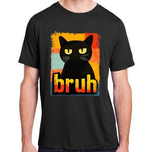 Funny Cat Bruh For Teens Meme Graphic Adult ChromaSoft Performance T-Shirt