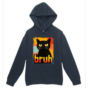 Funny Cat Bruh For Teens Meme Graphic Urban Pullover Hoodie