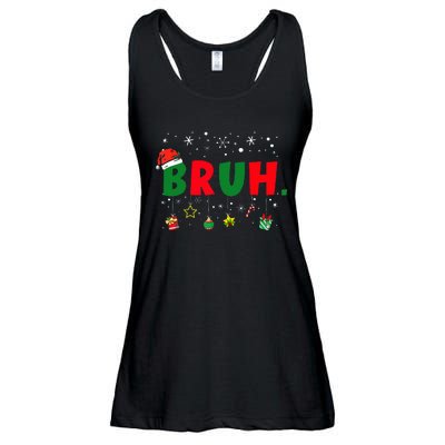 Funny Christmas Bruh Xmas Bruh Matching Ladies Essential Flowy Tank