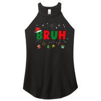 Funny Christmas Bruh Xmas Bruh Matching Women's Perfect Tri Rocker Tank