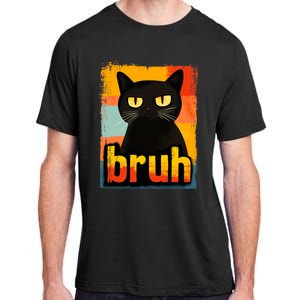 Funny Cat Bruh Meme Graphic Adult ChromaSoft Performance T-Shirt