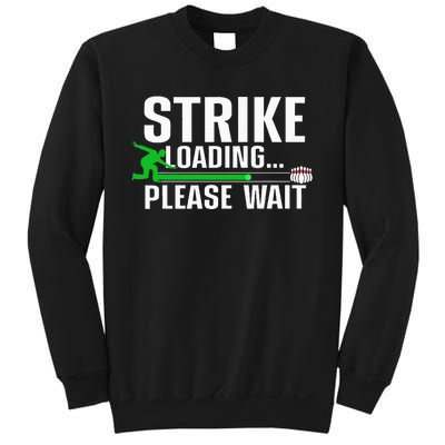 funny Cool Bowling Art For Bowler Bowling Player Sweatshirt