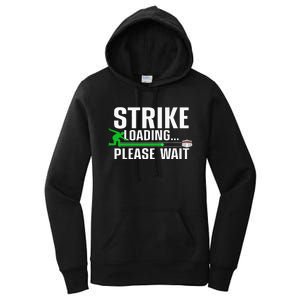 funny Cool Bowling Art For Bowler Bowling Player Women's Pullover Hoodie