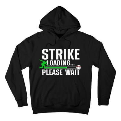 funny Cool Bowling Art For Bowler Bowling Player Tall Hoodie