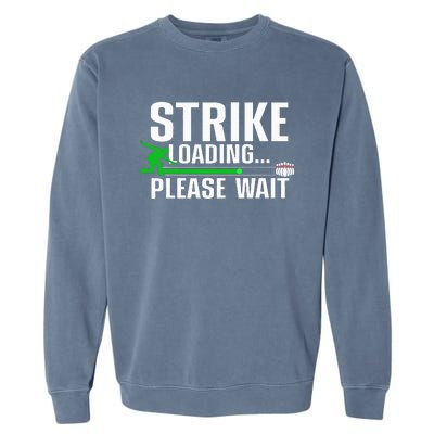 funny Cool Bowling Art For Bowler Bowling Player Garment-Dyed Sweatshirt