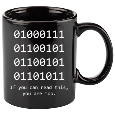 Funny Computer Binary Code Programmer Developer Geek Gift Great Gift 11oz C Handle Ceramic Mug