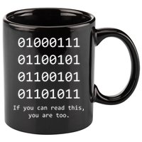 Funny Computer Binary Code Programmer Developer Geek Gift Great Gift 11oz C Handle Ceramic Mug