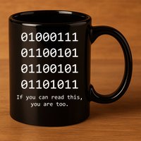 Funny Computer Binary Code Programmer Developer Geek Gift Great Gift 11oz C Handle Ceramic Mug