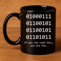 Funny Computer Binary Code Programmer Developer Geek Gift Great Gift 11oz C Handle Ceramic Mug