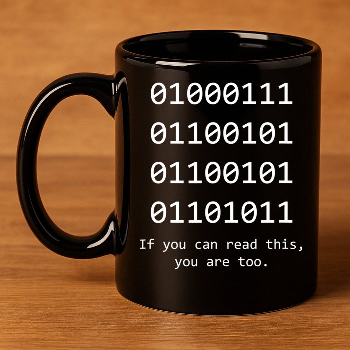 Funny Computer Binary Code Programmer Developer Geek Gift Great Gift 11oz C Handle Ceramic Mug
