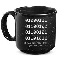 Funny Computer Binary Code Programmer Developer Geek Gift Great Gift 15oz Campfire Ceramic Mug