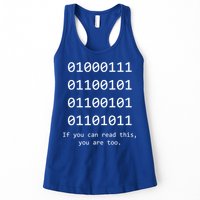 Funny Computer Binary Code Programmer Developer Geek Gift Great Gift Womens Tank Top