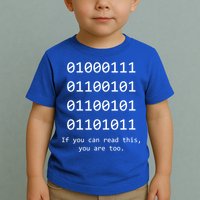 Funny Computer Binary Code Programmer Developer Geek Gift Great Gift Toddler T-Shirt