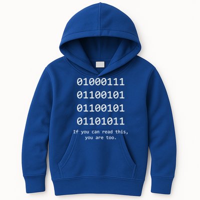 Funny Computer Binary Code Programmer Developer Geek Gift Great Gift Kids Hoodie