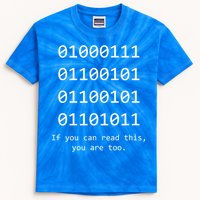 Funny Computer Binary Code Programmer Developer Geek Gift Great Gift Kids Tie-Dye T-Shirt