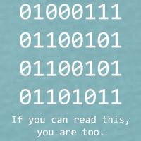 Funny Computer Binary Code Programmer Developer Geek Gift Great Gift Sueded Cloud Jersey T-Shirt