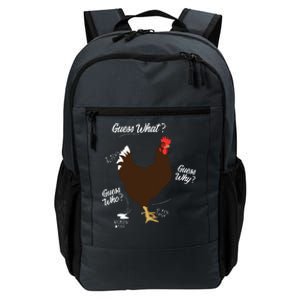 Funny Chicken Butt Guess Why Farm Daily Commute Backpack