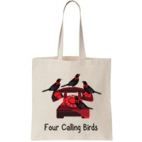 Four Calling Birds Funny Twelve Days Of Christmas Bag