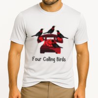 Four Calling Birds Funny Twelve Days Of Christmas Performance Shirt
