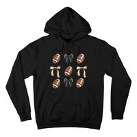 Football Coquette Bow Football Mama Game Day Women Gift Hoodie