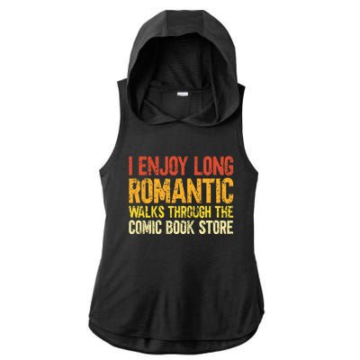 Funny Comic Book Lovers Comic Book Reader Comic Book Fans Ladies PosiCharge Tri-Blend Wicking Draft Hoodie Tank