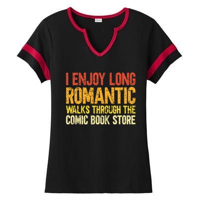 Funny Comic Book Lovers Comic Book Reader Comic Book Fans Ladies Halftime Notch Neck Tee