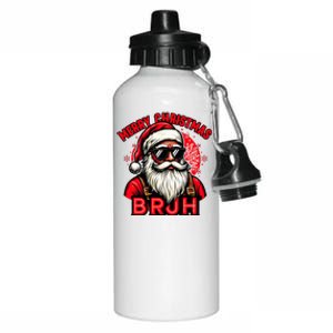 Funny Christmas Bruh Santa Family Matching Aluminum Water Bottle