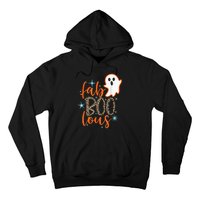 Funny Cute Boo Ghost Halloween FabBoo Lous Leopard Hoodie