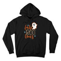 Funny Cute Boo Ghost Halloween FabBoo Lous Leopard Tall Hoodie