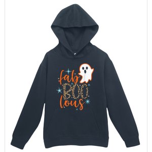 Funny Cute Boo Ghost Halloween FabBoo Lous Leopard Urban Pullover Hoodie