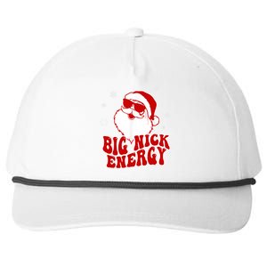 Funny Christmas Big Nick Energy Santa Naughty Adult Humor Gift Snapback Five-Panel Rope Hat