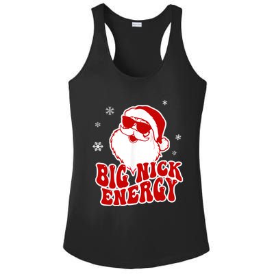 Funny Christmas Big Nick Energy Santa Naughty Adult Humor Gift Ladies PosiCharge Competitor Racerback Tank