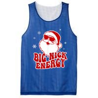 Funny Christmas Big Nick Energy Santa Naughty Adult Humor Gift Mesh Reversible Basketball Jersey Tank