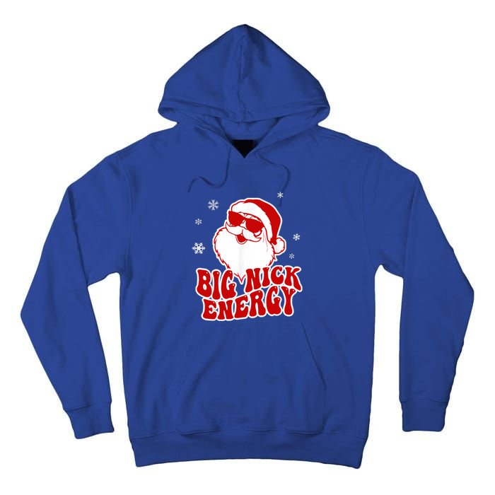 Funny Christmas Big Nick Energy Santa Naughty Adult Humor Gift Tall Hoodie