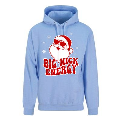 Funny Christmas Big Nick Energy Santa Naughty Adult Humor Gift Unisex Surf Hoodie