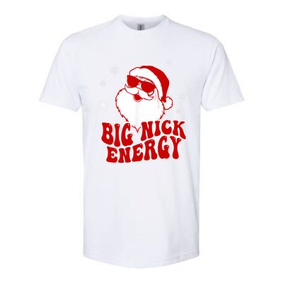 Funny Christmas Big Nick Energy Santa Naughty Adult Humor Gift Softstyle CVC T-Shirt