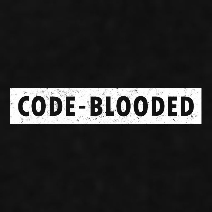 Funny Code Blooded Software Engineer Programmer Ladies PosiCharge Tri-Blend Wicking Tank