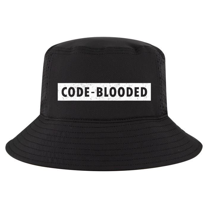 Funny Code Blooded Software Engineer Programmer Cool Comfort Performance Bucket Hat